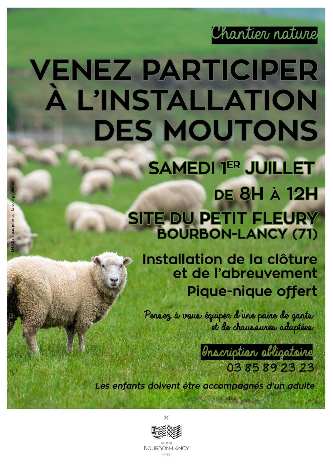 1er Juillet 2023 - Chantier participatif à Bourbon-Lancy