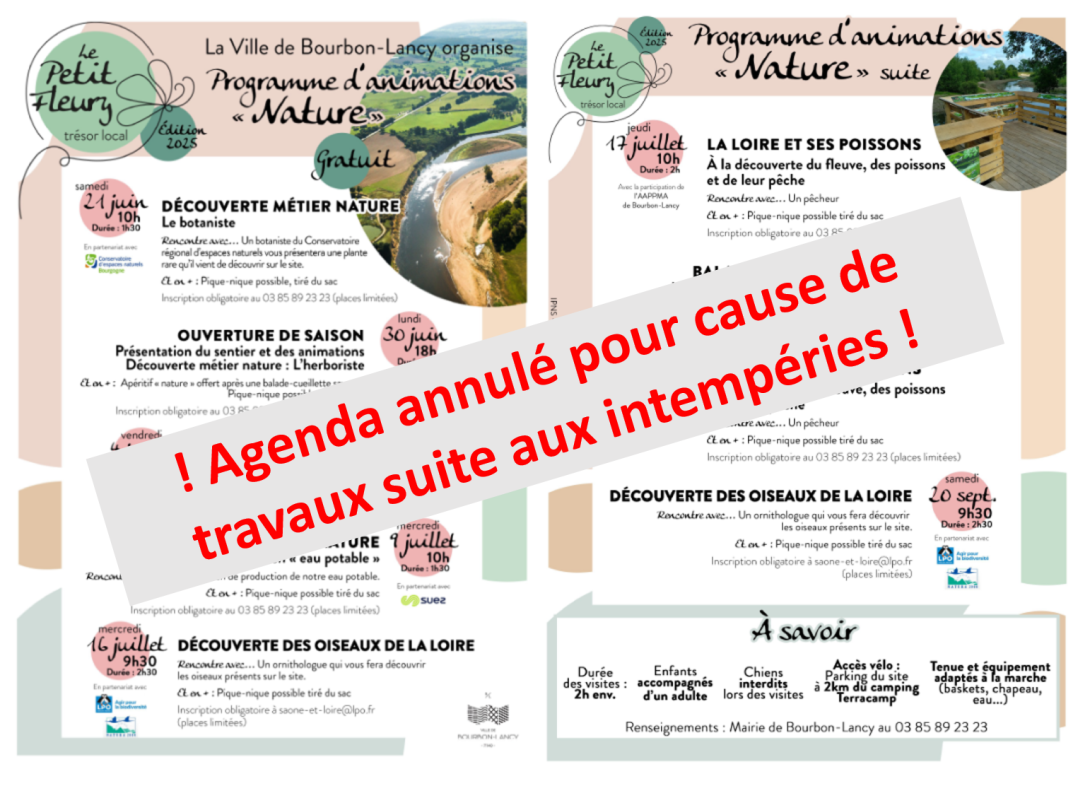 Agenda animation Petit-Fleury