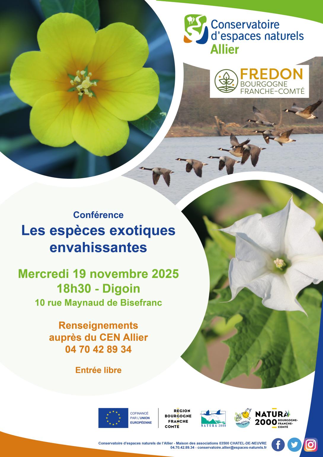 Conf. Espèces Exotiques Envahissantes - 19/11/2025 - Digoin